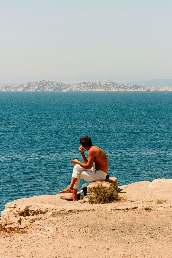 calanques, meio-dia